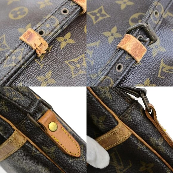 LOUIS VUITTON Danube Shoulder Bag Monogram Leather Brown France - Picture 16 of 16